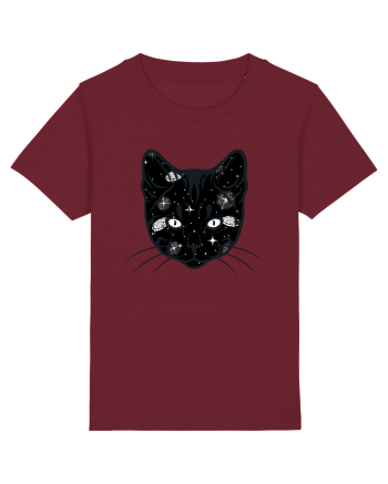 Galactic Cat Burgundy