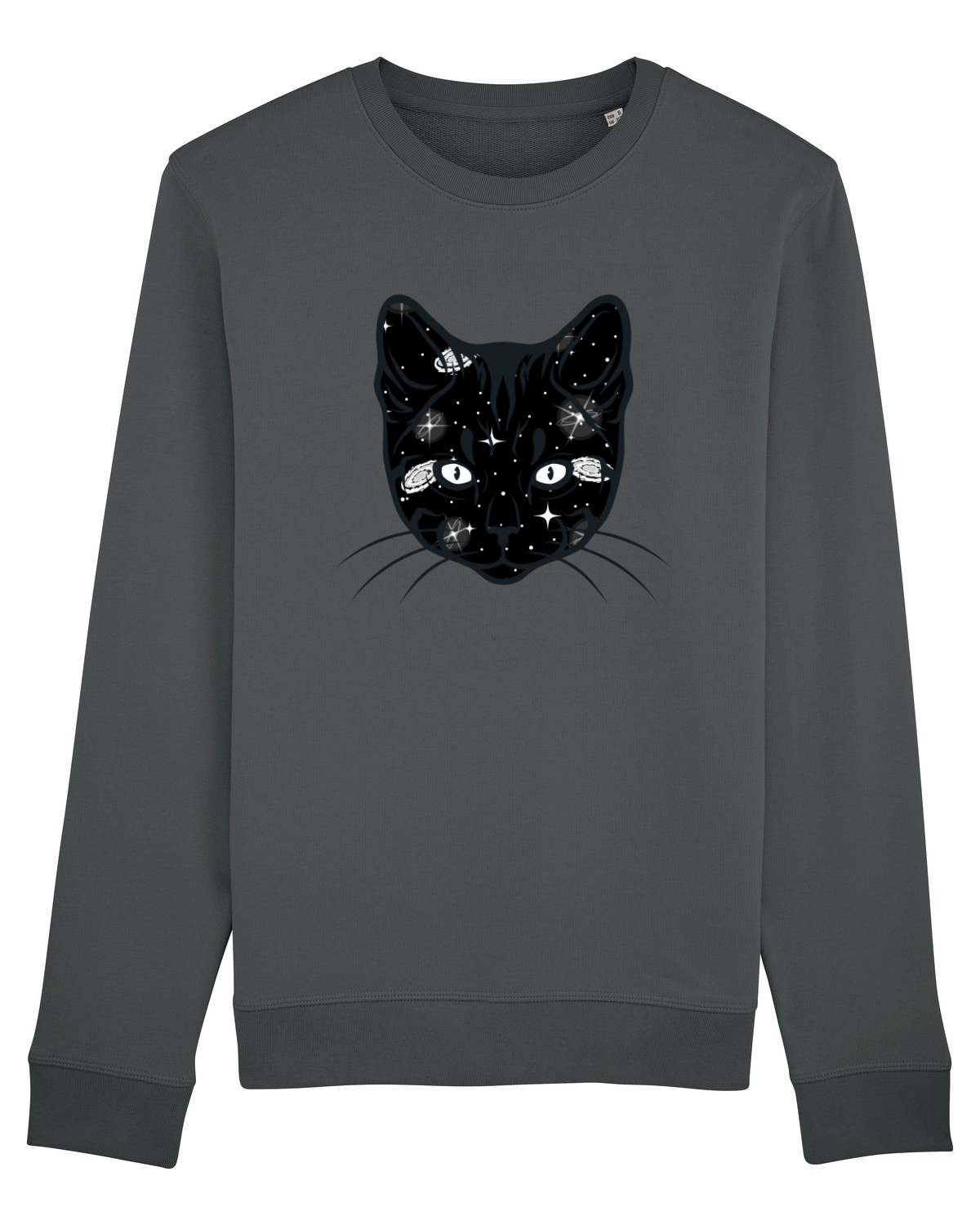 Bluză mânecă lungă Unisex Rise Anthracite