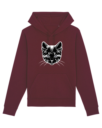 Galactic Cat Burgundy