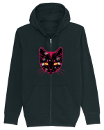 Galactic Cat Hanorac cu fermoar Unisex Connector