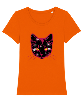 Galactic Cat Bright Orange