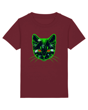 Galactic Cat Burgundy