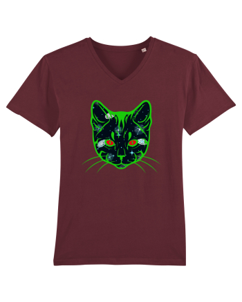 Galactic Cat Burgundy