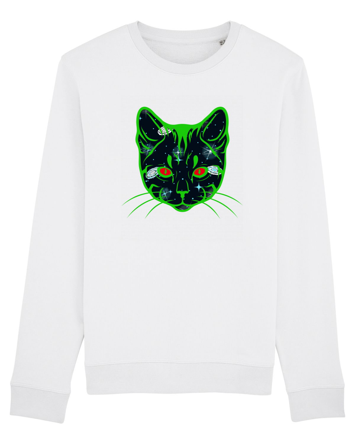Bluză mânecă lungă Unisex Rise White