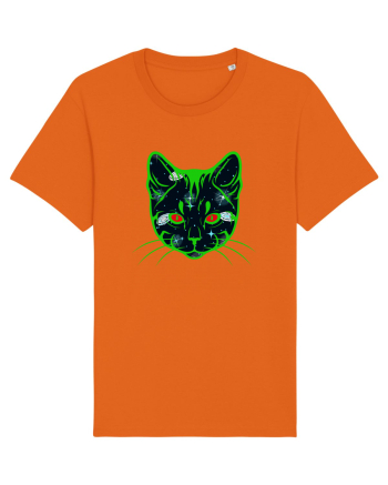 Galactic Cat Bright Orange