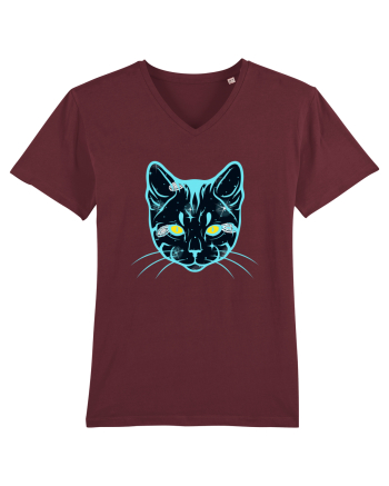 Galactic Cat Burgundy