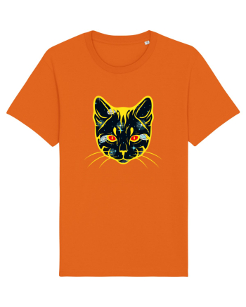 Galactic Cat Bright Orange