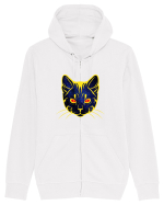 Galactic Cat Hanorac cu fermoar Unisex Connector