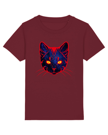 Galactic Cat Burgundy