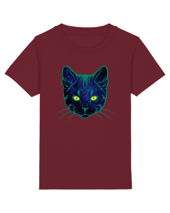 Galactic Cat Burgundy