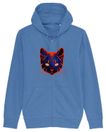 Galactic Cat Hanorac cu fermoar Unisex Connector