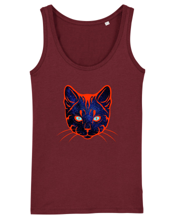 Galactic Cat Burgundy