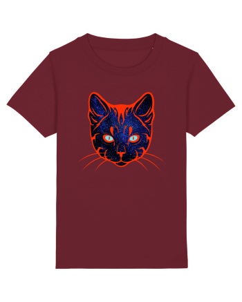 Galactic Cat Burgundy