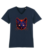 Galactic Cat Tricou mânecă scurtă guler V Bărbat Presenter
