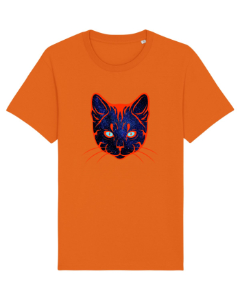 Galactic Cat Bright Orange