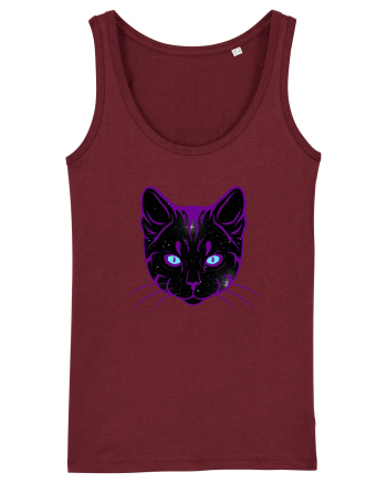 Galactic Cat Burgundy