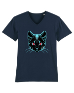 Galactic Cat Tricou mânecă scurtă guler V Bărbat Presenter