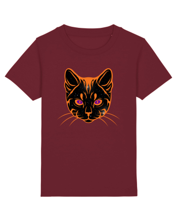 Galactic Cat Burgundy