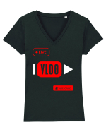 I vlog Tricou mânecă scurtă guler V Damă Evoker