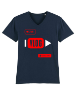 I vlog Tricou mânecă scurtă guler V Bărbat Presenter