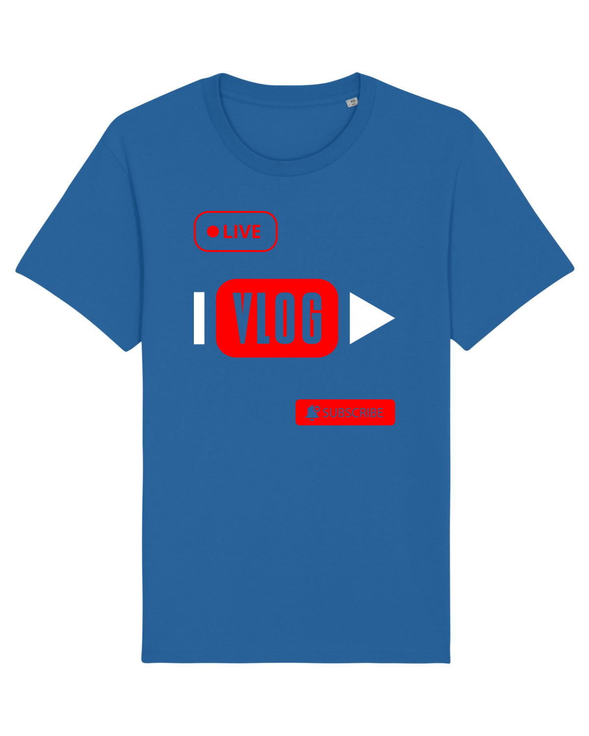 Tricou mânecă scurtă Unisex Rocker Royal Blue
