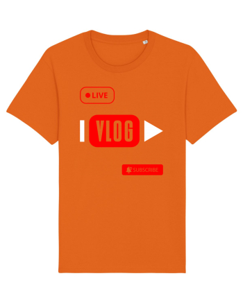 I vlog Bright Orange