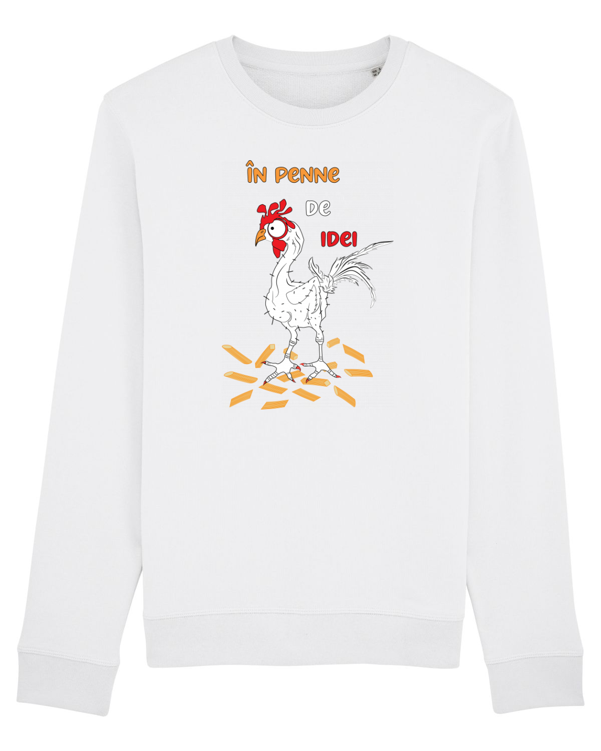 Bluză mânecă lungă Unisex Rise White