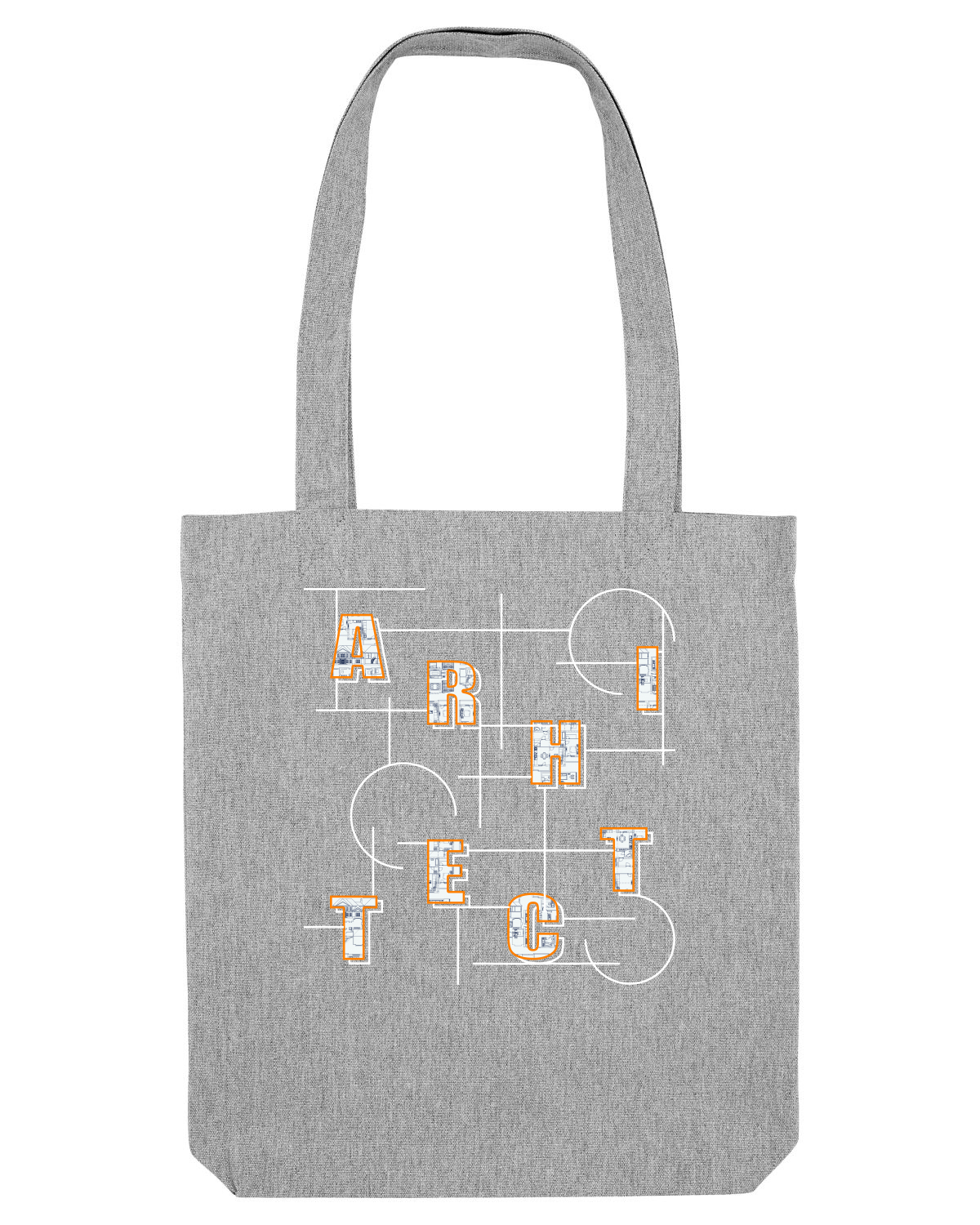 Sacoșă textilă Heather Grey