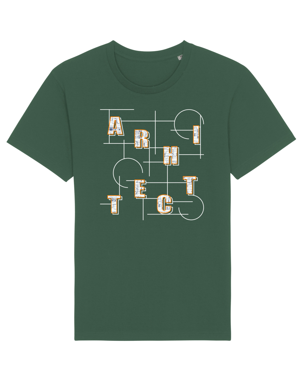 Tricou mânecă scurtă Unisex Rocker Bottle Green