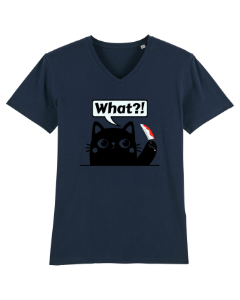 Funny Killer Kitty French Navy