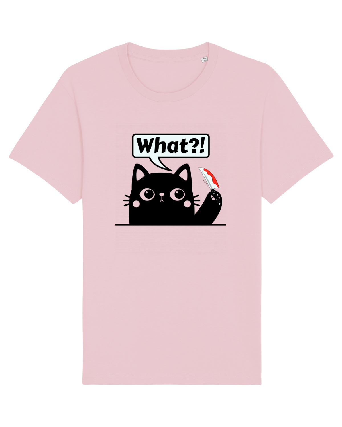 Tricou mânecă scurtă Unisex Rocker Cotton Pink
