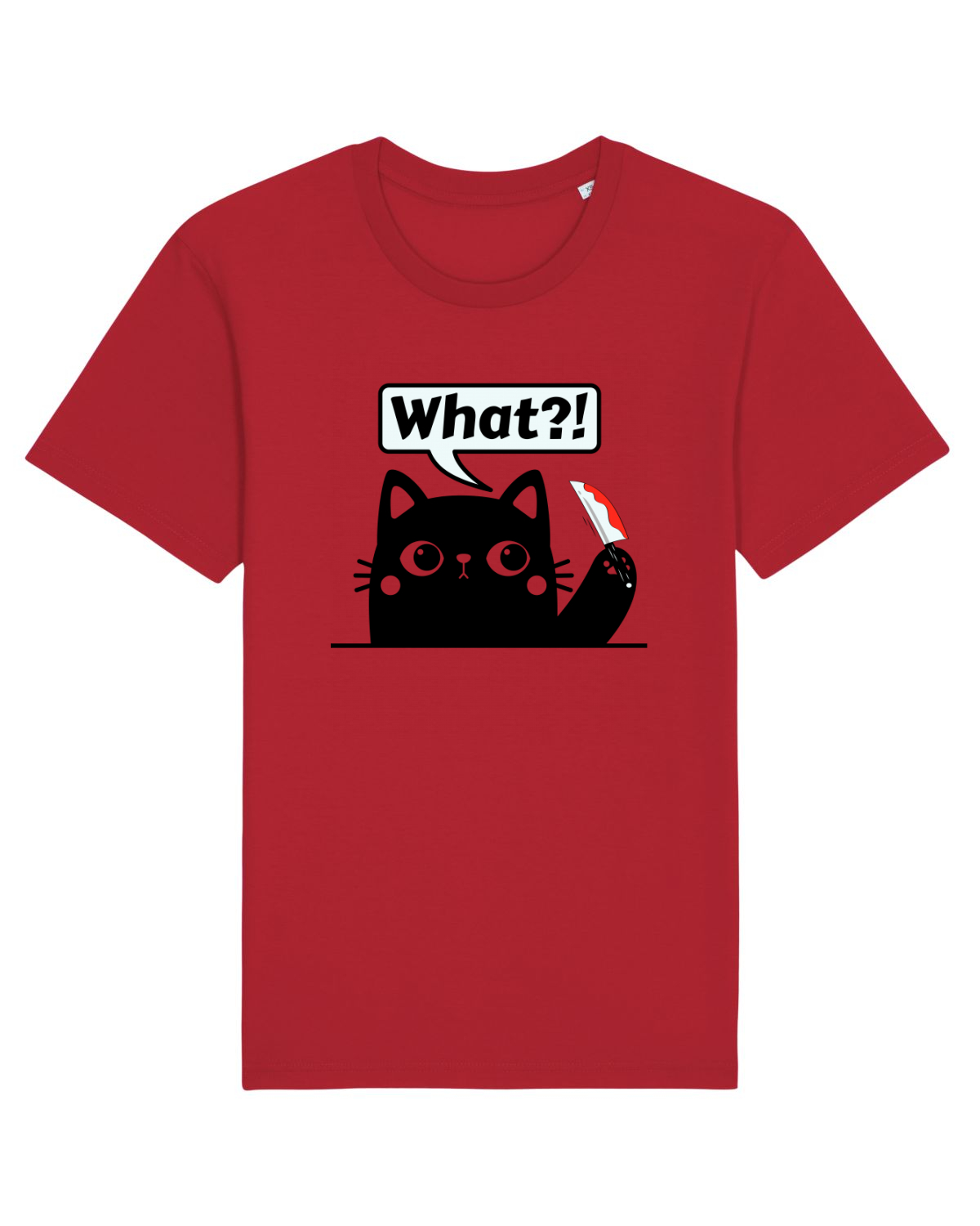 Tricou mânecă scurtă Unisex Rocker Red