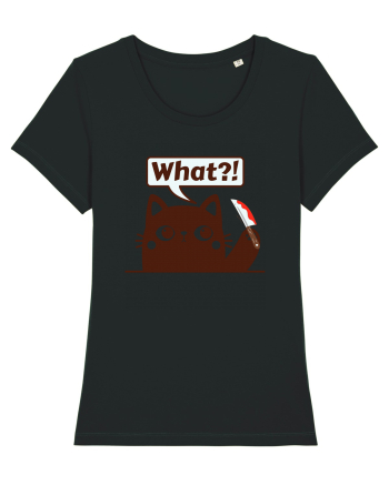 Funny Killer Kitty Black