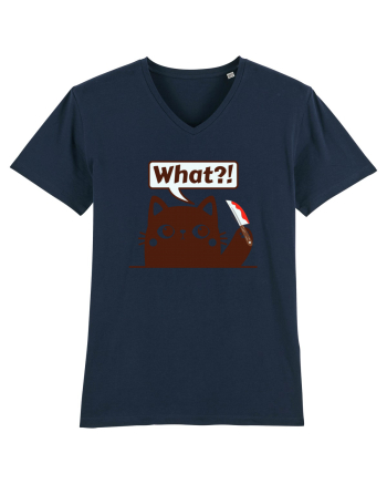 Funny Killer Kitty French Navy