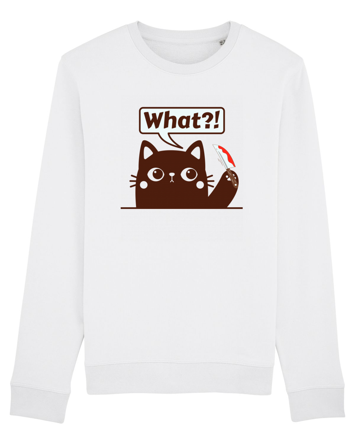 Bluză mânecă lungă Unisex Rise White