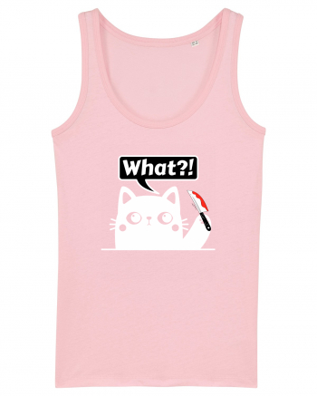 Funny Killer Kitty Cotton Pink