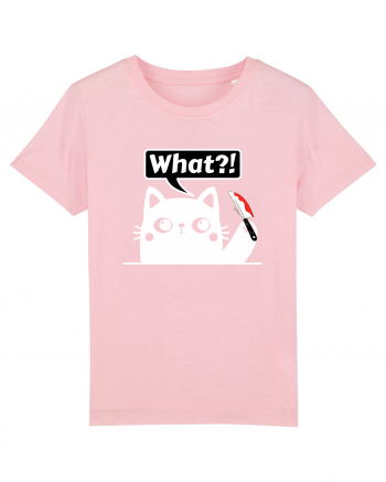 Funny Killer Kitty Cotton Pink