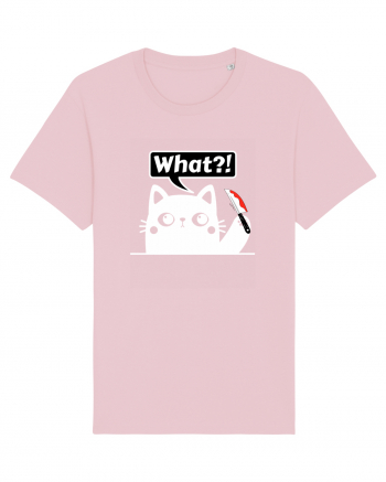 Funny Killer Kitty Cotton Pink