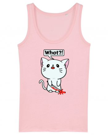 Funny Killer Kitty Cotton Pink