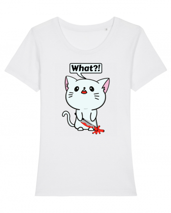 Funny Killer Kitty White