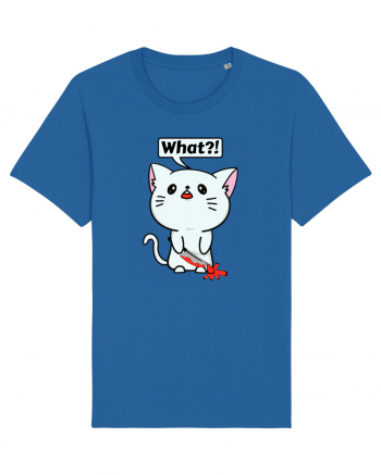 Funny Killer Kitty Royal Blue