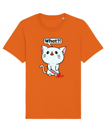 Funny Killer Kitty Bright Orange