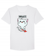 Funny Killer Kitty Tricou mânecă scurtă guler larg Bărbat Skater