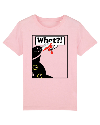 Funny Killer Kitty Cotton Pink