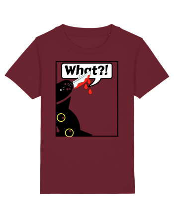 Funny Killer Kitty Burgundy
