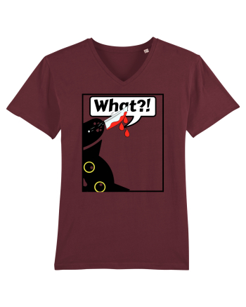 Funny Killer Kitty Burgundy