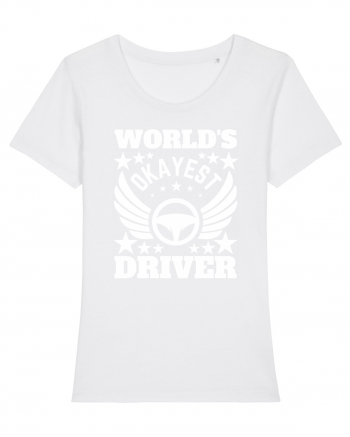 World'S Okayest Driver White