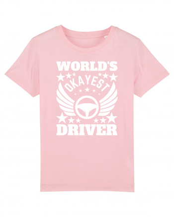 World'S Okayest Driver Cotton Pink