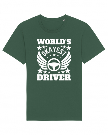 World'S Okayest Driver Bottle Green