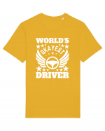 World'S Okayest Driver Tricou mânecă scurtă Unisex Rocker